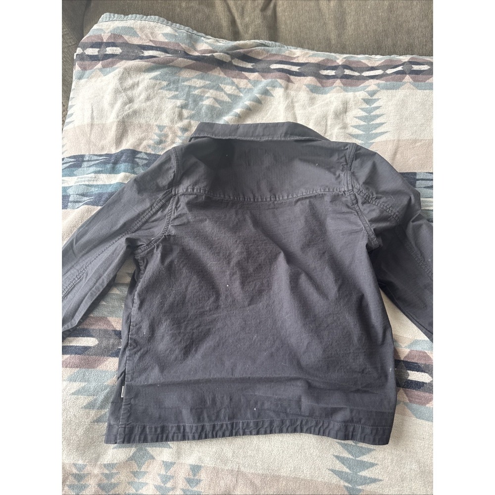 Vuori Women's Medium Light Weight Hooded Jacket Button Up Dark Gray - Picture 4 of 4
